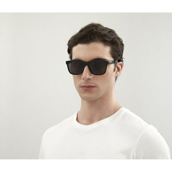 NEW Gucci GG0746S 003 Havana Green Rectangle Unisex Sunglasses